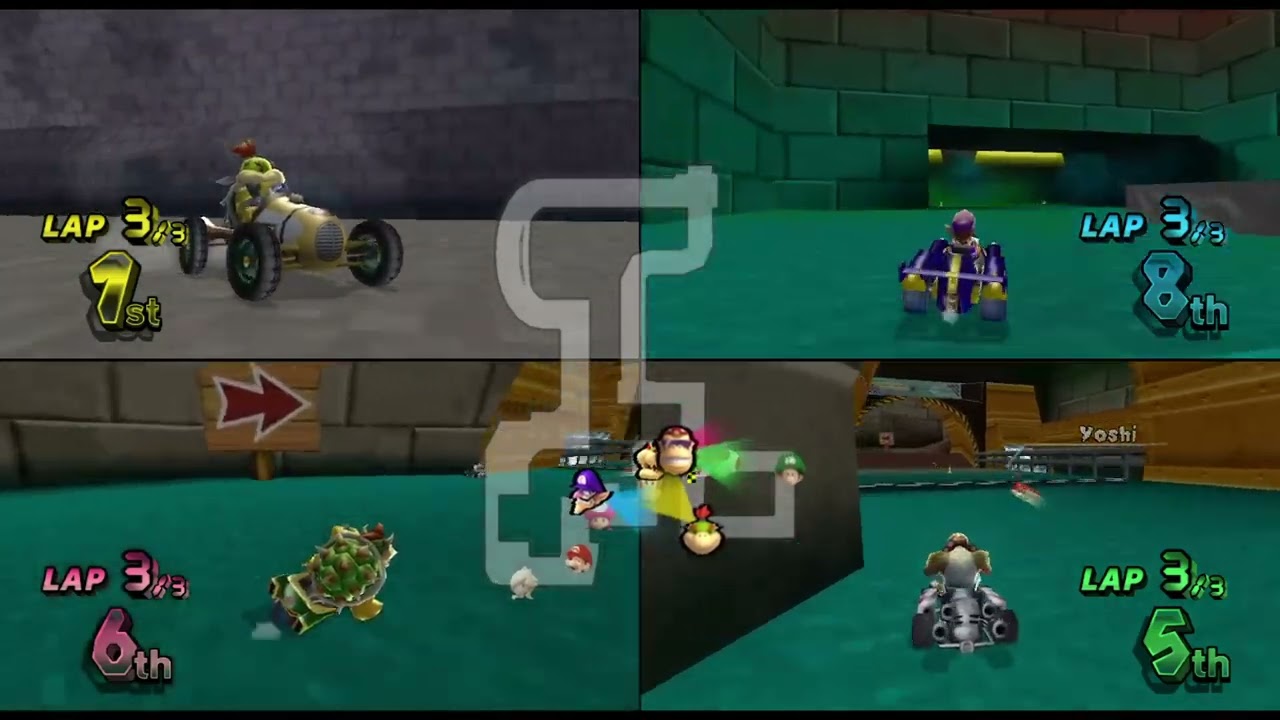 Mario Kart Wii Custom Tracks ✦ 4 Players #610