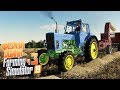 Как работается на новом МТЗ? - ч3 Farming Simulator 19