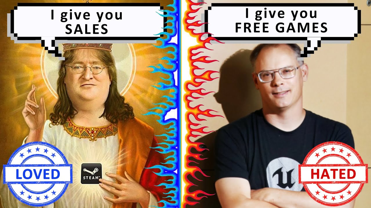 Почему все ненавидят Epic Games Store и любят Steam?