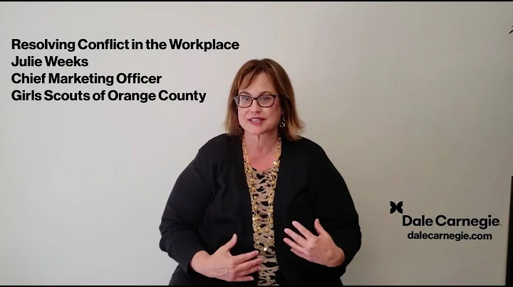Resolving Conflict in the Workplace Testimonial | ...