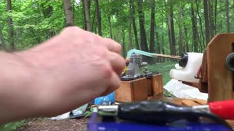 Fox 35 Stunt Ceramic Glow Engine Run-In and Bench Test