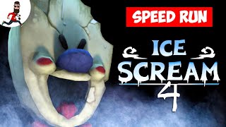 ice scream 4 [speedrun]  - full gameplay (easy mode)