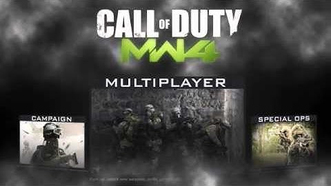 Call of Duty Ghosts - Modern Warfare 4 - Gameplay Main Menu Concept MW4)