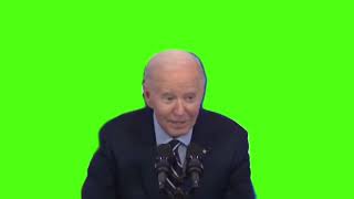 Joe Biden confused ''Biden Obama, Biden'' Green Screen