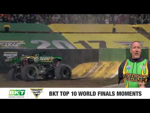 Avenger Freestyle 2017 | BKT Top 10 World Finals Moments | Monster Jam