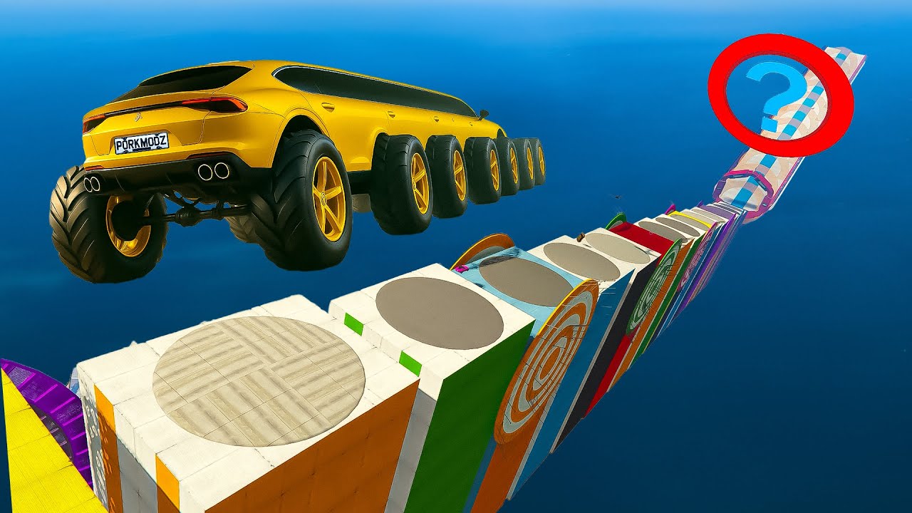 MEGA RAMPA RANDOM ESTREMA !!! 🐷GARE🐷 GTA 5 ONLINE