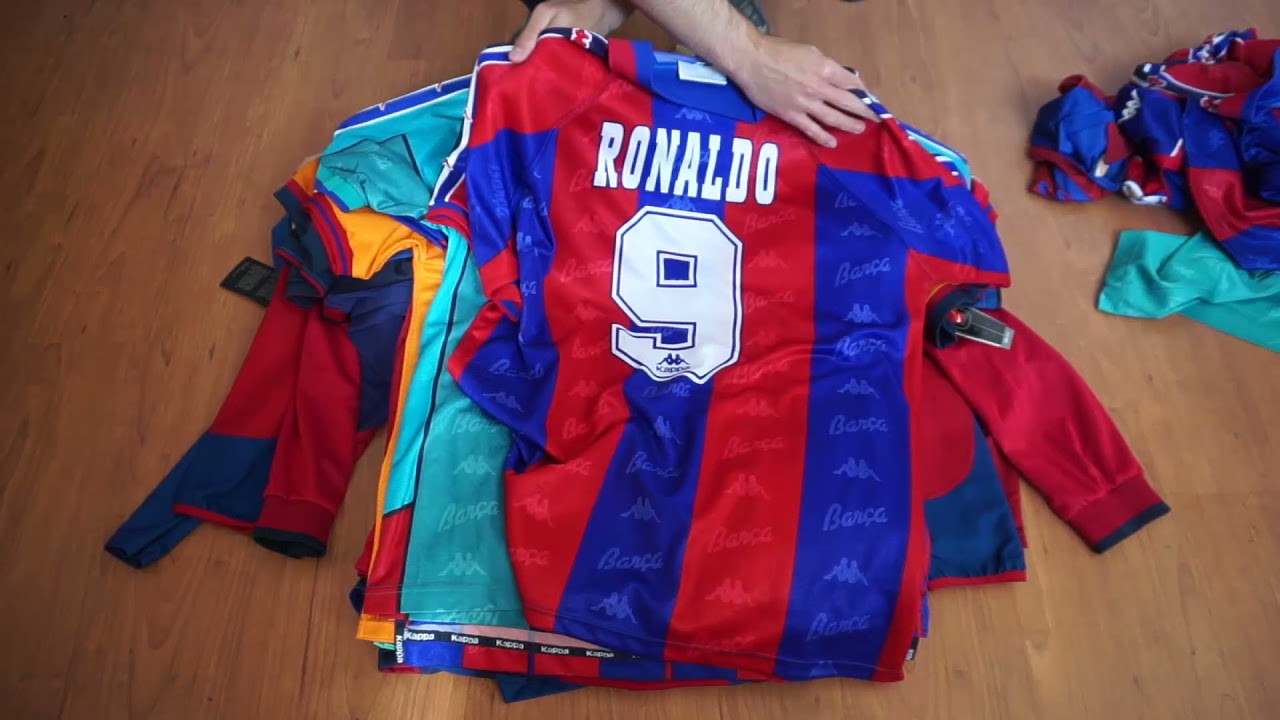 Mi Colección de CAMISETAS del BARÇA | *Home, Away y Third kits*