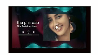 how to add music player effect in kinmastar