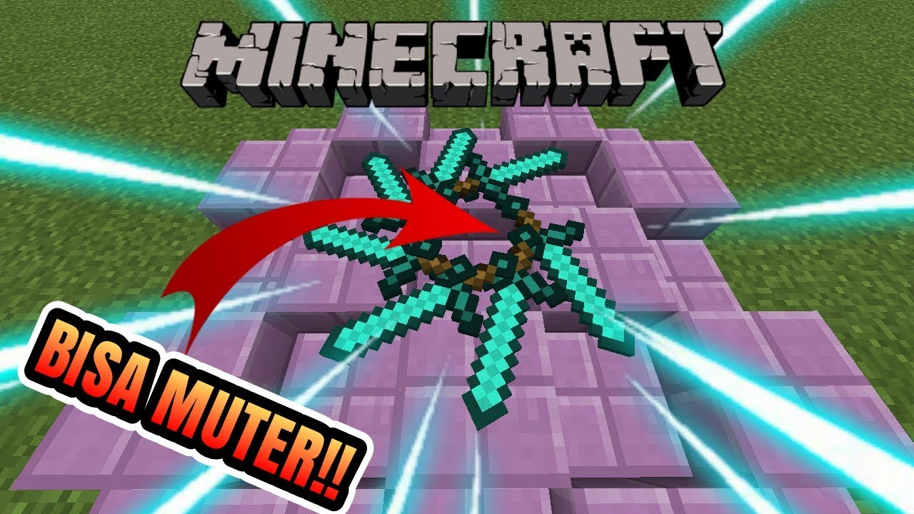 CARA MEMBUAT SPINNING BLADE DI MINECRAFT NO MOD NO ADDON YouTube