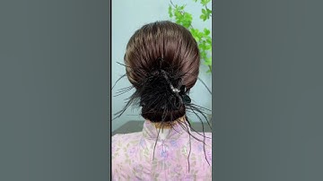 Kẹp tóc lông vũ #shorts