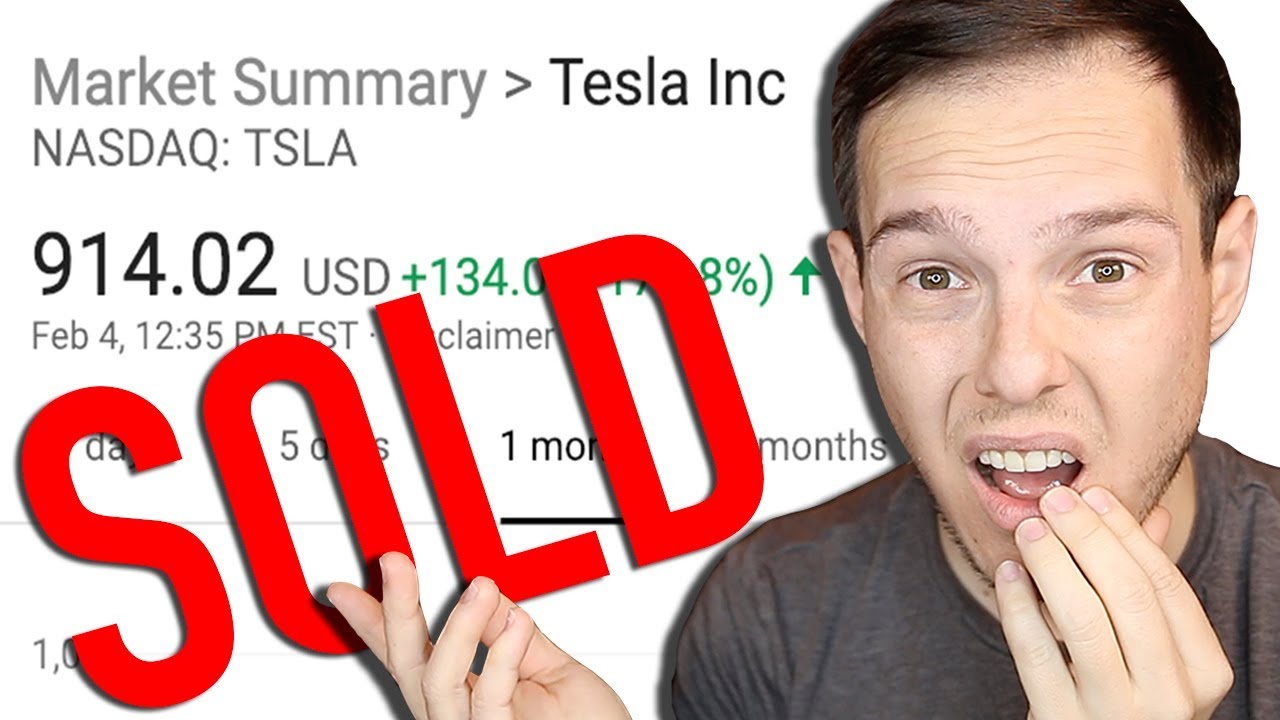 Why I Sold My Tesla Stock YouTube