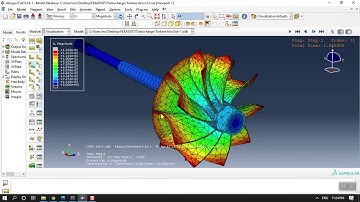 Turbine Axis in ABAQUS training packages…FEAASSIST.uk