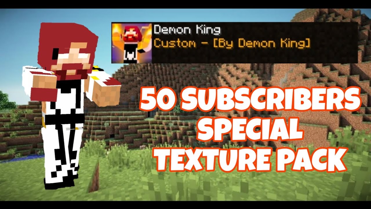 50 Subscribers Special Texture Pack Reveal 😁 - YouTube