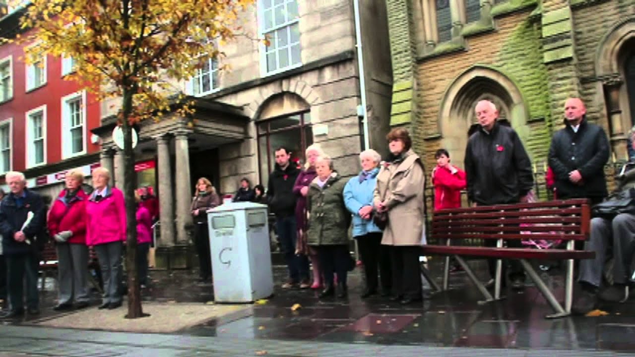 Remembrance Day at Caernarfon November 11th 2013