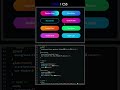 how to create different animated buttons. #coding #viral #videos