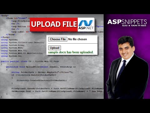 Upload File in ASP.Net using C#