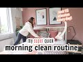 MY 15 MINUTE SUPER QUICK MORNING CLEAN ROUTINE! | CLEANING ROUTINE | EILIDH WELLS