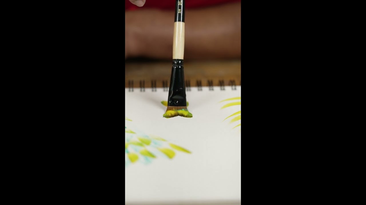 Black Gold Tidal Wave and Whales Tail brushes