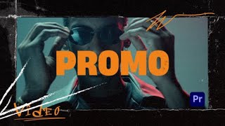 Premiere Pro Template: Hip-Hop Grunge Promo   Free Font