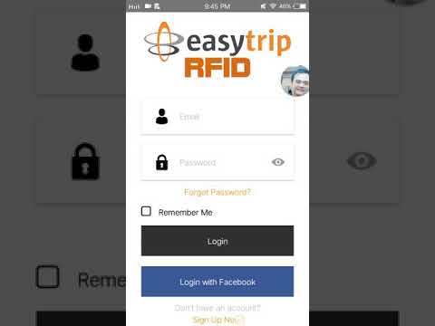 (EASYTRIP RFID APP) How to register and create an account