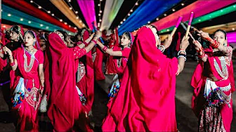 आदिवासी नवरात्रि डांडिया रास गरबा डांस वीडियो 2025 || Adivasi Dandiya Garba Dance Video 2025 /part74