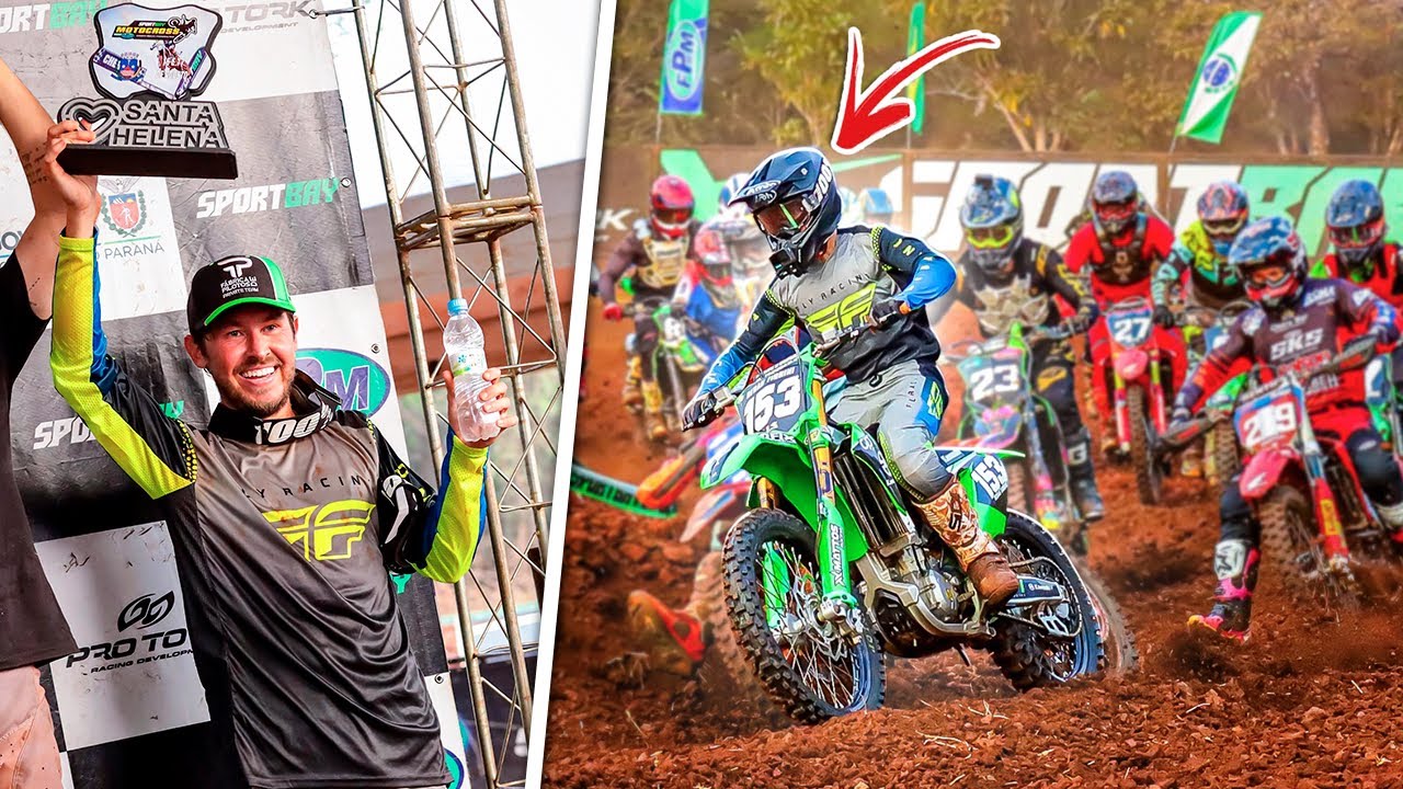 PELA PRIMEIRA VEZ NA VIDA EU SUBI NO PODIUM DO CAMPEONATO PARANAENSE DE MOTOCROSS