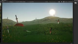 Grass Vertex, Cel Shader, and Pixelized Post-Processing Shaders Unity (URP 2022)