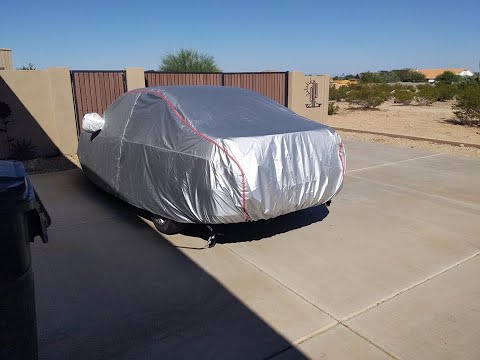 How To Fold Car Cover Easily