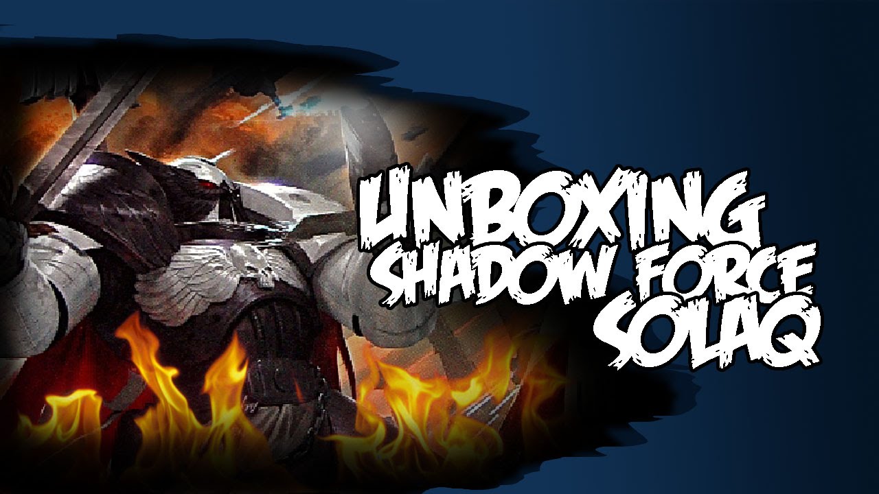 Shadow Force Solaq Unboxing & Review Raven Guard Space Marines