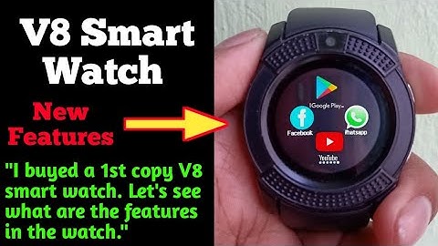This new v8 smart watch is awesome 🔥