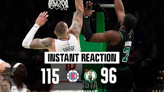 INSTANT REACTION: Clippers hold Celtics to just 96 points at home