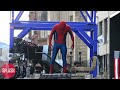Tom Holland Films Spider-Man Scenes In Glasgow, Scotland