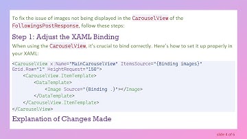 Resolving Xamarin Forms CarouselView Not Showing Images