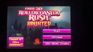 Playing Haunted 3D Rollercoaster Rush FREE