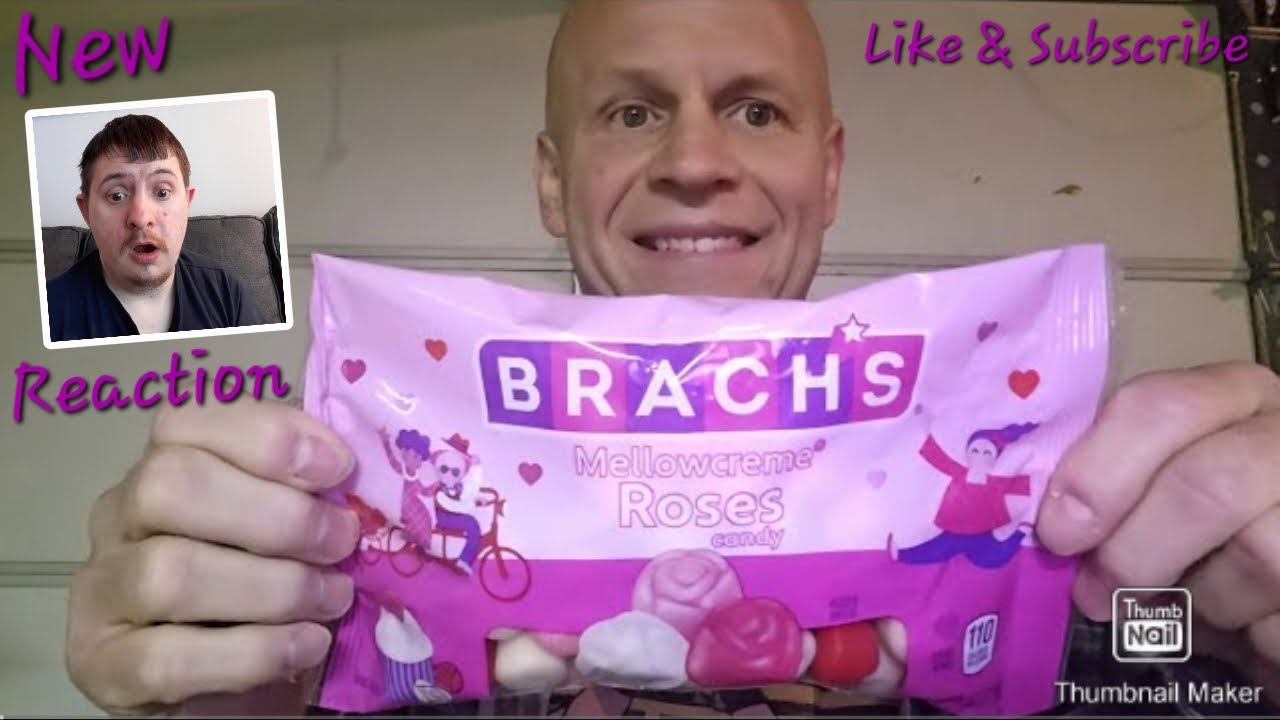 [Reaction] Brach's Valentine's Mellowcreme Roses Candy Review - YouTube