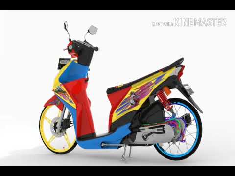 Aniimasi Beat Kartun : Review Mod Honda Beat Fi Thailook Bjrp Youtube