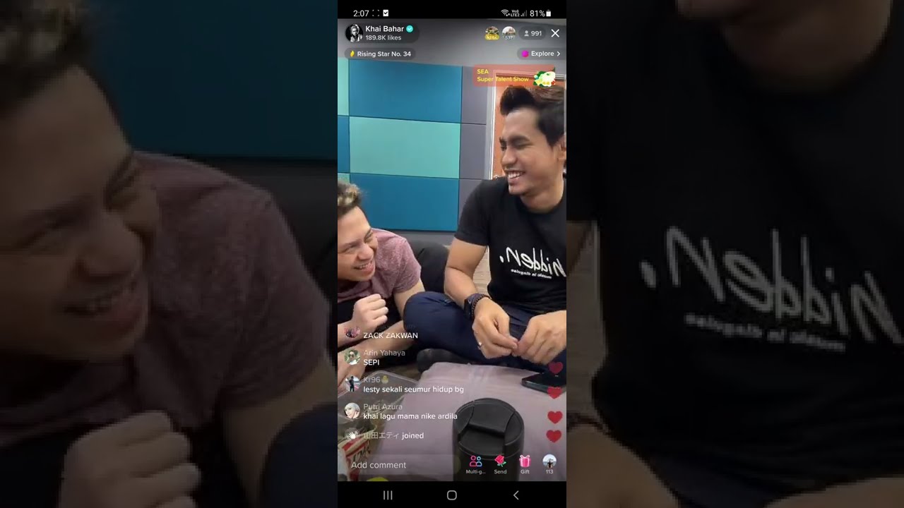 13/10/2022 Khai Bahar - Talk1 🤣🤣🤣 | TikTok LIVE