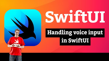 Handling voice input in SwiftUI – Accessibility SwiftUI Tutorial 4/7