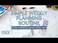 Erin Condren Functional Plan with Me Simple Weekly Overview to Simplify Planning &amp; Reduce Overwhelm