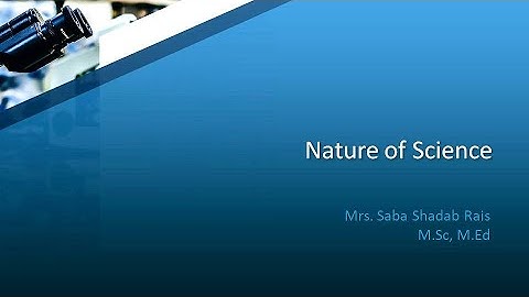Nature of Science
