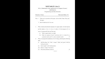 MMT - 001 P (Set 1 ) June 2023 Question Paper