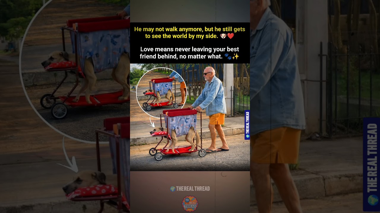A Real Hero Pushes Love 🐶❤️🥹