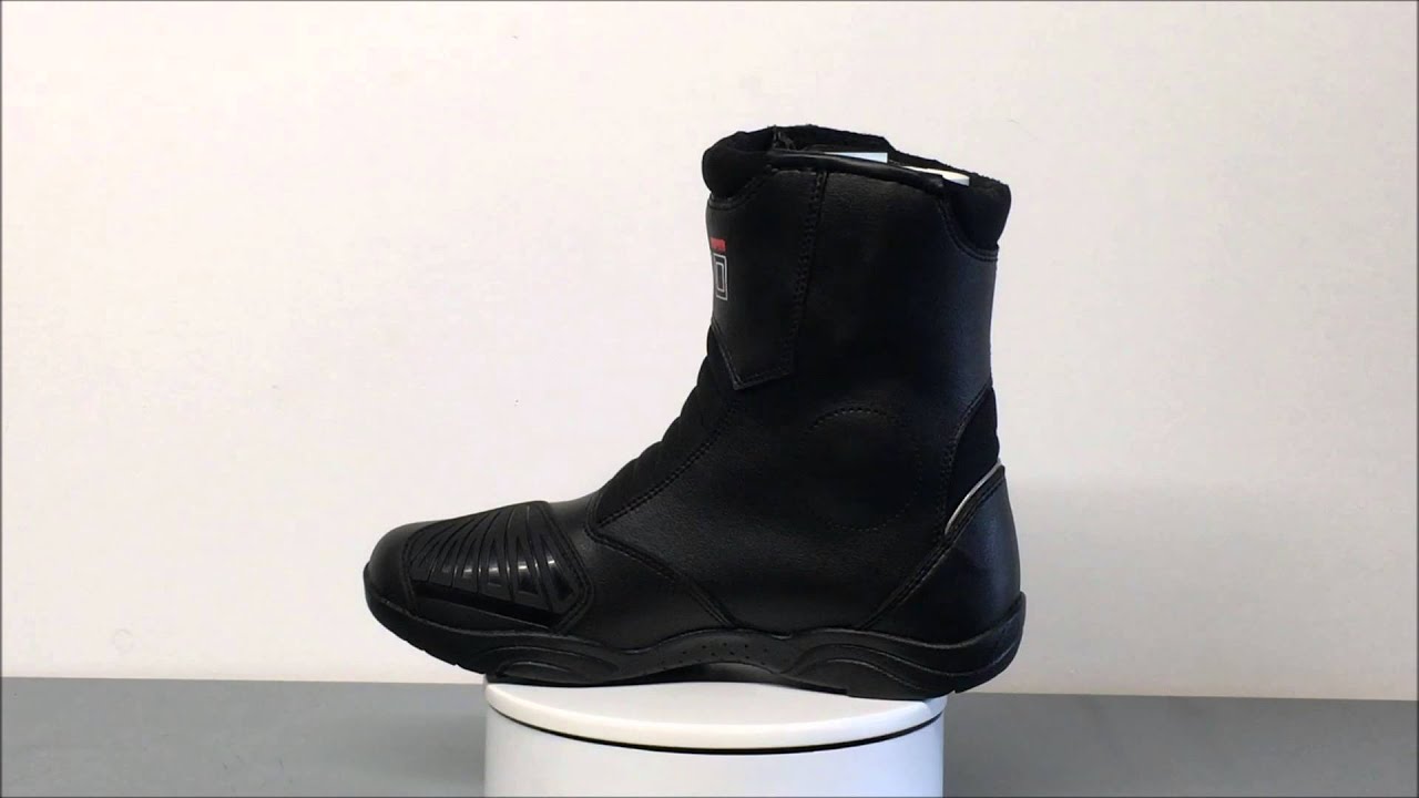 Dojo Denjo Wasserfestes Motorrad Stiefel Touring Commuter Schwarz Dojo Denjo Wasserfestes Motorrad Stiefel Touring Commuter Schwarz