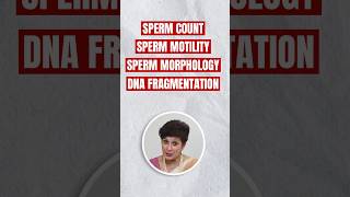 Why it is important to have Normal Sperm Parameter? |Dr Supriya Puranik #shorts #malefertility #ivf