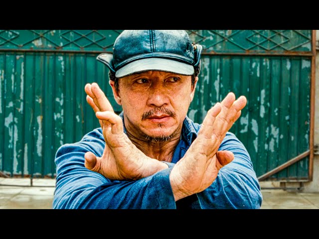 Jackie Chan Beats Up A Gang of Teens | The Karate Kid (2010) class=