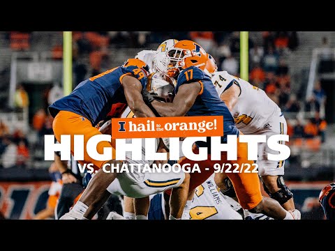 Illini Football | Illinois Highlights vs. Chattanooga 9/22/22