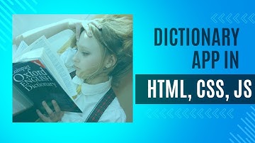 Build a Dictionary App with JavaScript | Learn HTML, CSS, and JavaScript Tutorial | Web Genie