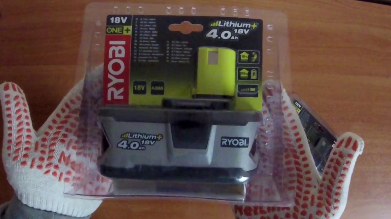 Ремонт аккумулятора ryobi one