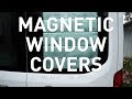 Magnetic Window Covers in a Campervan : Eat Sleep Van 28