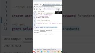 Use of Grant in SQL #sql #sqlinterviewquestions